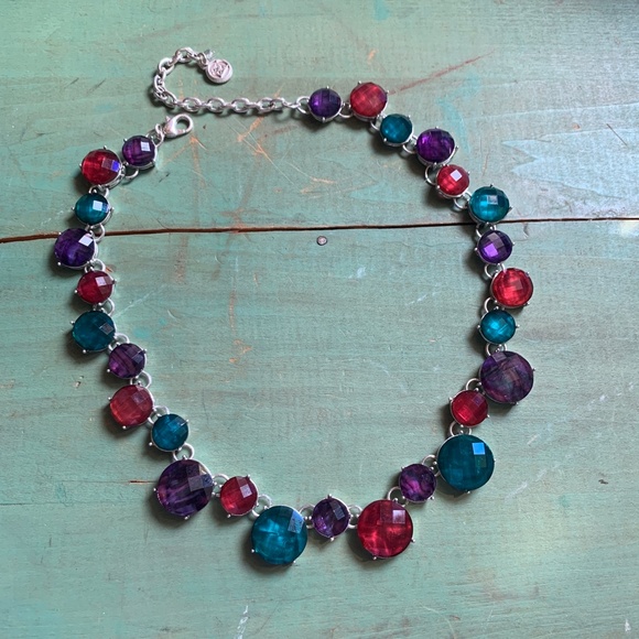 🔥Fabulous Dana BuchmanJewel Tone Necklace - American Designer Bill Blass NWOT - Picture 10 of 10